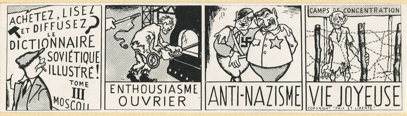 Анненков Юрий Павлович. Три иллюстрации для французской газеты Paix et Liberte 